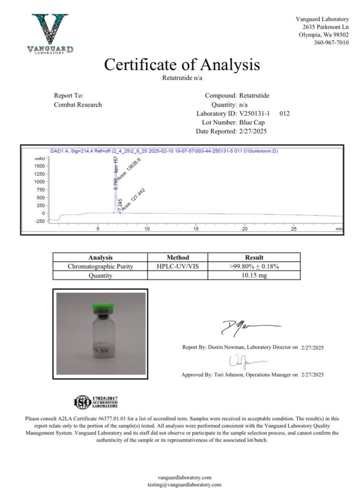peptides lab results